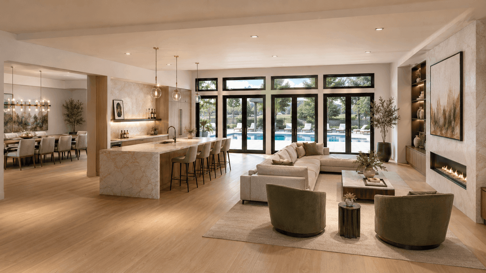 Club house — interior concept render